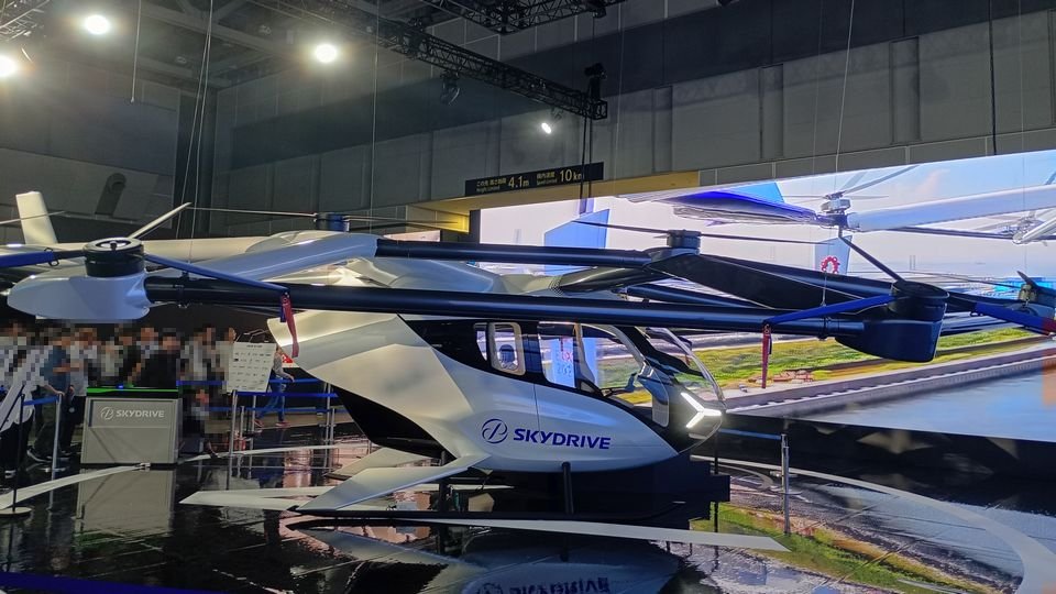 SkyDriveの空飛ぶモビリティ(eVTOL)